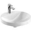 Geberit Variform lavabo 48x48 cm rotonda da incasso bianco 500.706.01.2