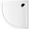 Polysan Sera piatto doccia semicircolare 80x80 cm bianco 40511