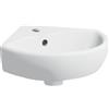 Geberit Selnova lavabo 41.5x41.5 cm angolare a parete bianco 500.326.01.5