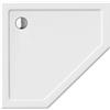 New Trendy New Azura piatto doccia pentagonale 80x80 cm bianco B-0415