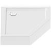 New Trendy New Azura piatto doccia pentagonale 80x80 cm bianco B-0414