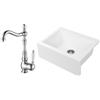 Laveo Set lavello in granito Laveo Komodo SBK 610A, rubinetto da cucina Laveo Evora BAE065D