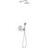 Tres Therm-Box set doccia da incasso con termostato con soffione cromo 20425004
