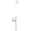 Tres Therm-Box set doccia da incasso con termostato con soffione cromo 21725003