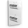 Tres Therm-Box rubinetto per vasca e doccia da incasso con termostato cromo 06225001