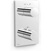 Tres Therm-Box rubinetto per vasca e doccia da incasso con termostato cromo 21625001