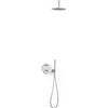 Tres Therm-Box set doccia da incasso con termostato con soffione cromo 28125003