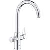 Grohe Blue rubinetto per filtro dell'acqua verticale StarLight Chrome 30592000