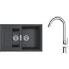 Franke Set lavello Tectonite Franke Sirius 2.0 143.0618.687, rubinetto da cucina Oltens Skafta 35206100