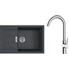 Franke Set lavello Tectonite Franke Sirius 2.0 143.0618.577, rubinetto da cucina Oltens Skafta 35206100