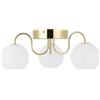 Nordlux Franca lampada da soffitto 3x40 W bianco-ottone 2312506035