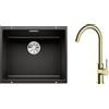 Blanco Set lavello in granito Blanco Subline 500-U 525995, rubinetto da cucina Oltens Skafta 35206800