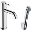Hansgrohe Tecturis S rubinetto per lavabo con doccetta bidet verticale cromo 73211000