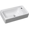 Sapho Small lavabo 50.5x26.5 cm rettangolare a parete-da appoggio bianco 7045