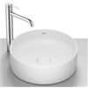 Roca Terra lavabo 39x39 cm rotonda da appoggio bianco A32787N620
