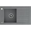 Quadron Will lavello graniteq 77.2x46 cm grigio/grafite/inox HCQW7846SZK