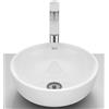 Roca Optica lavabo 35.2x35.2 cm rotonda da appoggio bianco A327C12000
