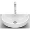 Roca Optica lavabo 45x30 cm semicircolare da appoggio bianco A327C10000