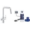 Grohe Set rubinetto per filtro dell'acqua Grohe Blue 30595000, filtro sottolavello Grohe Blue 40438001
