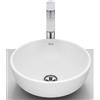 Roca Optica lavabo 35.2x35.2 cm rotonda da appoggio bianco A327C12620