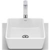Roca Optica lavabo 35x35 cm quadrata da appoggio bianco A327B12620