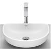 Roca Optica lavabo 45x30 cm semicircolare da appoggio bianco A327C10620