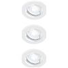 Nordlux Canis lampada da incasso 3x4.7 W bianco 49390101