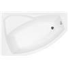 Besco Rima vasca da bagno angolare 140x90 cm sinistra bianco #WAR-140-NL