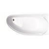 Besco Mini vasca da bagno angolare 150x69 cm destra bianco #WAM-150-MNP
