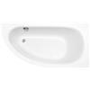 Besco Milena vasca da bagno angolare 150x69.5 cm destra bianco #WAM-150-NP