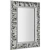 Sapho Zeegras specchio 70x100 cm rettangolare argento IN432