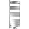 Aqualine Alya radiatore da bagno a scaletta 118.8x60 cm cromo LLS303