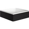 Axor Suite lavabo 28.5x28.5 cm quadrata da appoggio bianco-nero 42002670