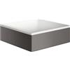 Axor Suite lavabo 28.5x28.5 cm quadrata da appoggio bianco-nero 42002340