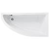 Besco Praktika vasca da bagno angolare 150x70 cm destra bianco #WAP-150-NP