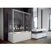 Besco Duo Slide parete vasca 70 cm 1 anta cromo lucida/vetro trasparente PDS-II-70