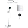 Grohe Vitalio Comfort set doccia a parete con termostato con soffione StarLight Chrome 26696001