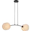 Emibig Motif lampada sospesa 2x W nero-sabbia-grigio/cenere 1328/2