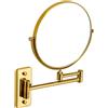 Stella specchietto per trucco 26x32 cm rotonda oro 22.01230-G