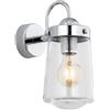 Argon Pasadena lampada da parete 1x15 W cromo-trasparente 4719