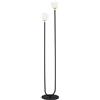 Argon Ferrone lampada da terra 2x7 W nero-ottone-opale 7073