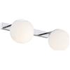 Argon Satelite lampada da parete 2x15 W cromo-opale 840