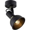 Argon Twist lampada da soffitto 1x7 W nero-ottone 4900