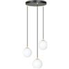 Emibig Royal lampada sospesa 3x W nero-oro 1243/3