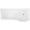 Besco Inspiro vasca da bagno con parete vasca 160x70 cm destra bianco #WAI-160-NPR