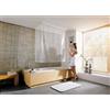 Kleine Wolke Duschrollo set tende da doccia avvolgibili con cassette 240x138 cm trasparente-bianco 3319100745