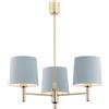 Argon Ponte lampada da soffitto 3x15 W ottone-blu 1484