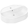 Hansgrohe Xuniva U lavabo 60x45 cm ovale da appoggio bianco 61080450