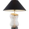 Argon Veneto lampada da tavolo 1x15 W nero-trasparente-ottone 8037