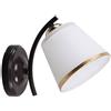 Candellux Greco lampada da parete 1x40 W bianco-nero-oro 21-22615